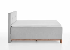 Outlet meise.möbel Boxspringbett Catania 120 x 200 cm Grau