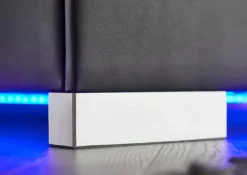 Outlet meise.möbel Boxspringbett Denver 120 x 200 cm Anthrazit