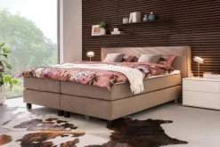 Hot Ergodream Boxspringbett Lund 180 x 200 cm Braun