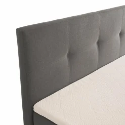 Outlet Ergodream Boxspringbett Lund 200 x 200 cm Anthrazit