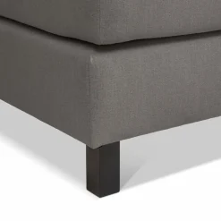 Outlet Ergodream Boxspringbett Lund 200 x 200 cm Anthrazit