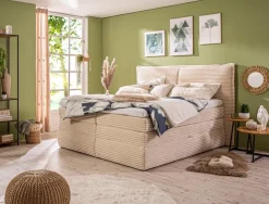 Outlet Boxspringbett Madden 180 x 200 cm Beige