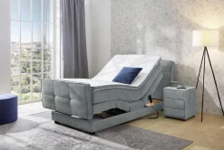 Online Boxspringbett Paloma 120 x 200 cm Mittelgrau