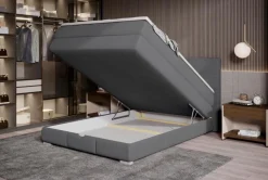 Best Boxspringbett Rita 140 x 200 cm Anthracite