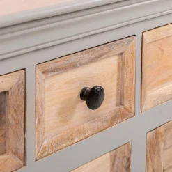 New Buffetunterteil Toulon Grau / Weiß