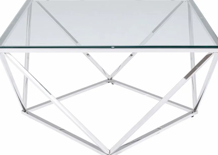 Hot KARE DESIGN Couchtisch 85030 Cristallo Silber