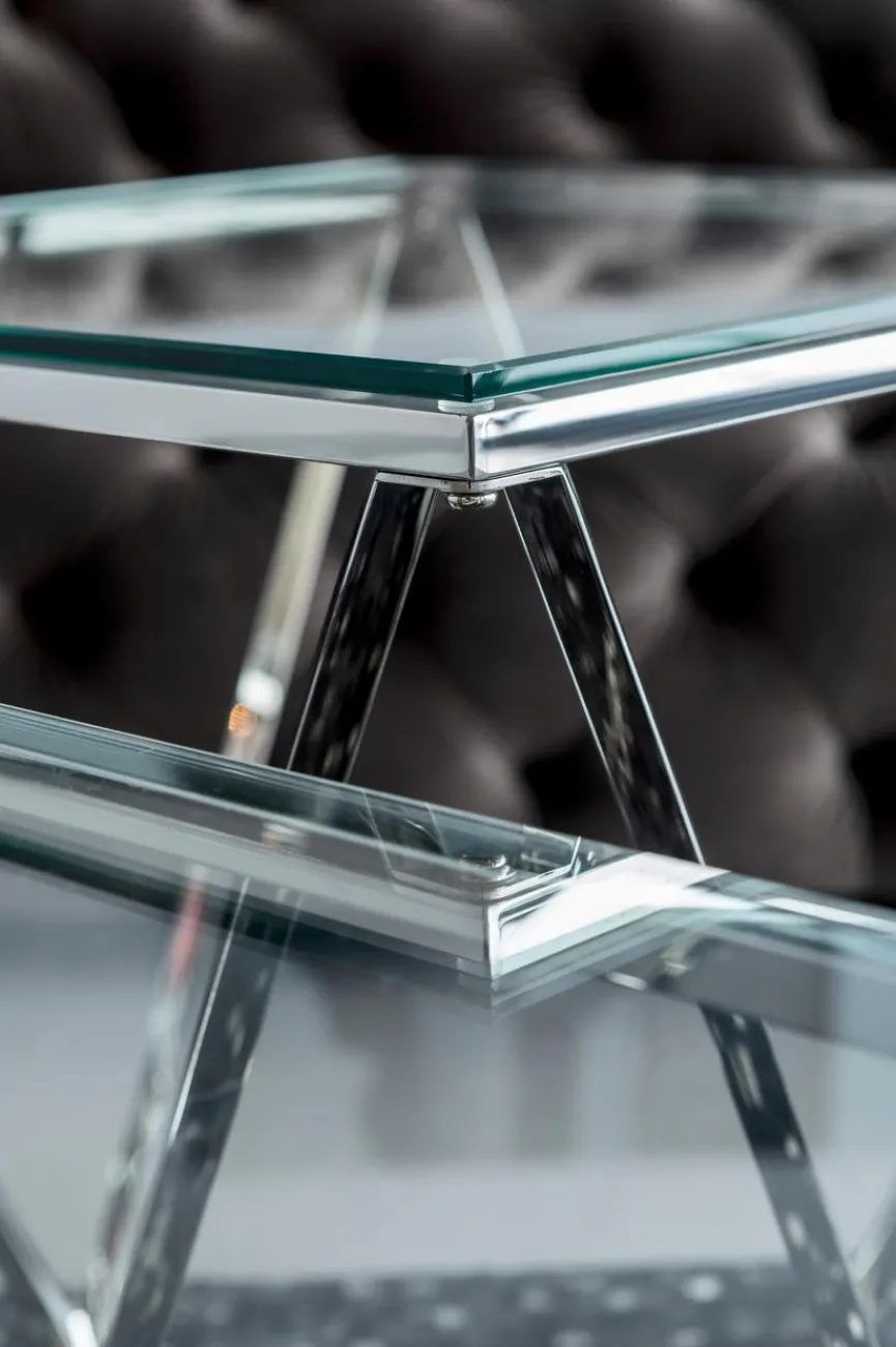 Hot KARE DESIGN Couchtisch 85030 Cristallo Silber