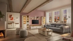 Sale set one by Musterring Couchtisch York Pino-Aurelio / Eiche Artisan