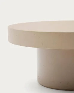 Hot Kave Home Couchtisch Aiguablava Ø 66 cm Beige