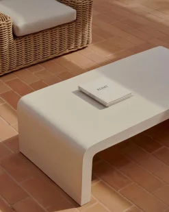 Best Kave Home Couchtisch Aiguablava 65 x 135 cm Weiß