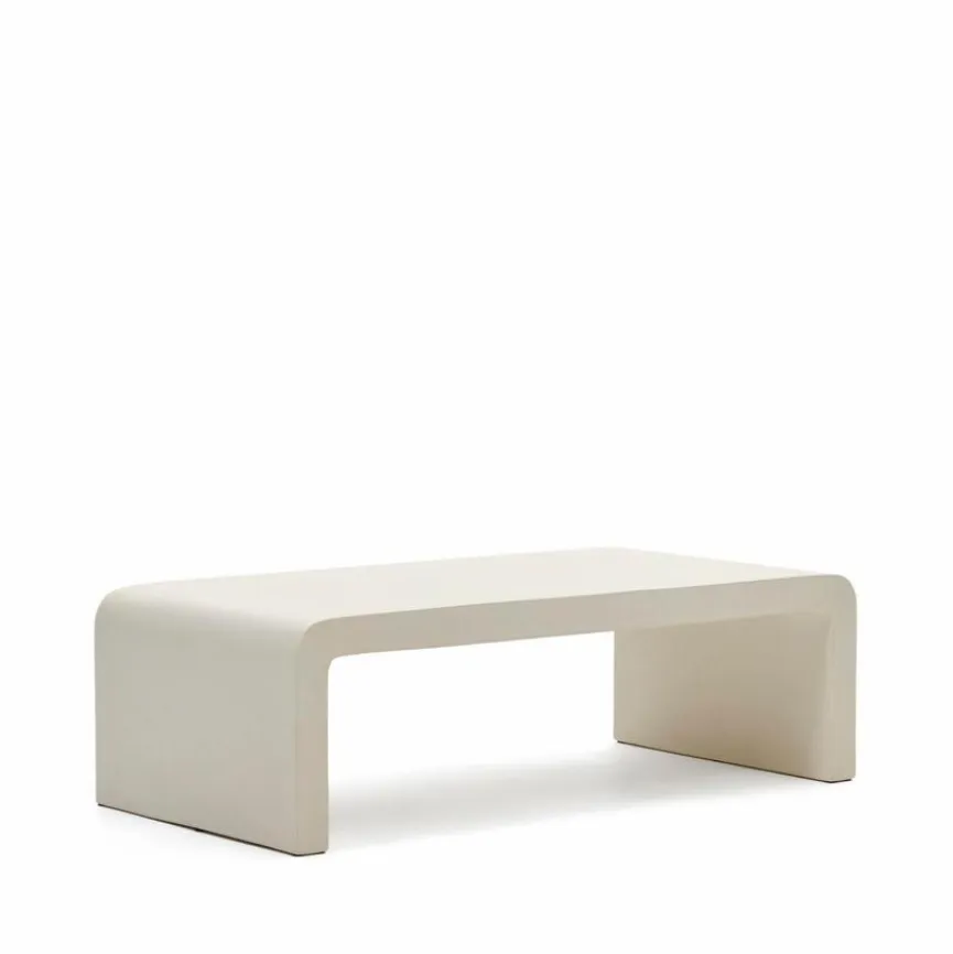 Best Kave Home Couchtisch Aiguablava 65 x 135 cm Weiß