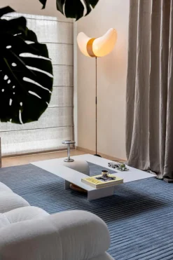 Metallbude Couchtisch Cut Weiß