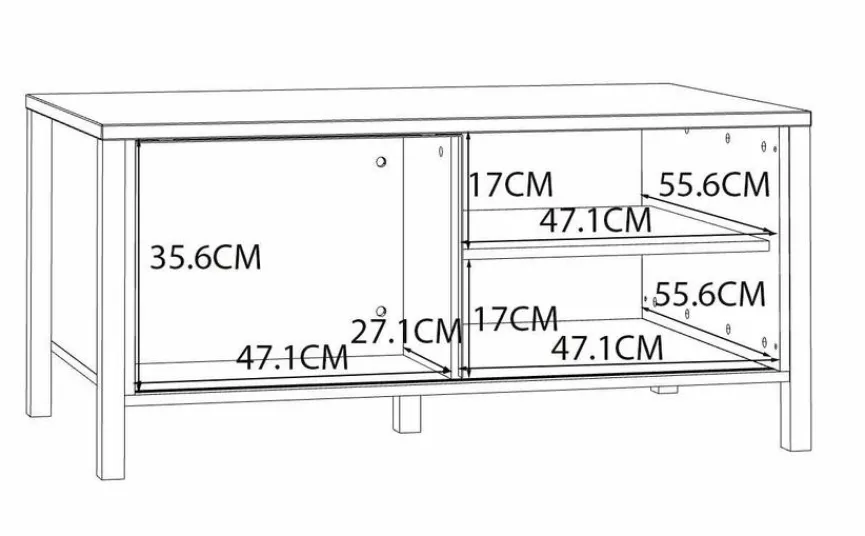 FORTE Couchtisch Jytana