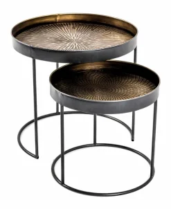 Haku Couchtisch Mumbai Schwarz / Braun