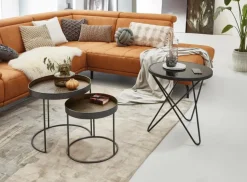 Haku Couchtisch Mumbai Schwarz / Braun