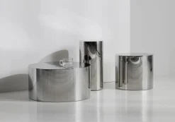 INNOVATION LIVING Couchtisch Tin Drum 40 Silber