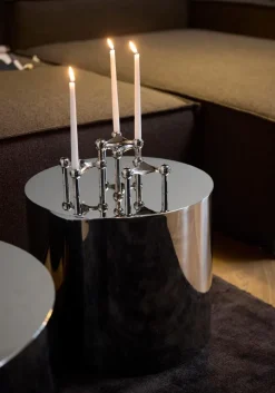 INNOVATION LIVING Couchtisch Tin Drum 40 Silber