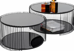 KARE DESIGN Couchtisch Wire Doble 87442 2er Set