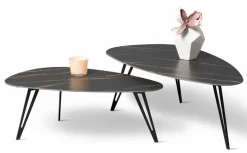 Outlet Couchtisch-Set Luis Schwarz