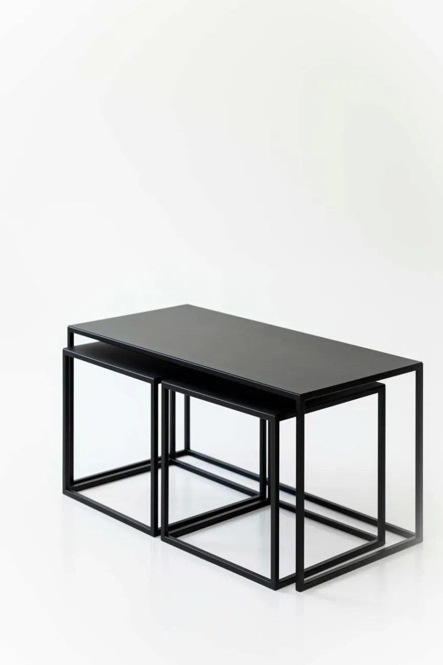 Metallbude Couchtisch-Set Tre Semnia