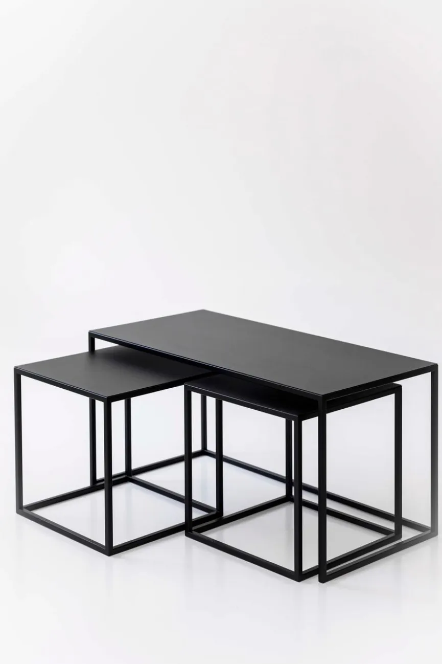 Metallbude Couchtisch-Set Tre Semnia