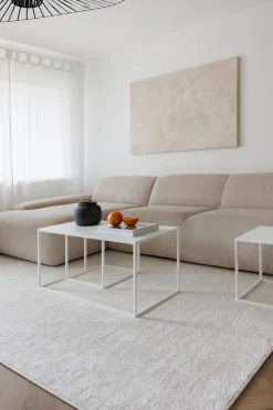 New Metallbude Couchtisch-Set Tre Semnia Weiß