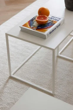 New Metallbude Couchtisch-Set Tre Semnia Weiß