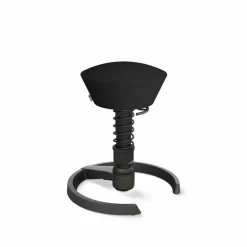 Outlet aeris 3D-Aktiv-Bürostuhl Swopper, Mikrofaser Schwarz