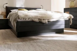 Hot SCHÖNER WOHNEN-Kollektion Doppelbett Multiline 180 x 200 cm Basalt