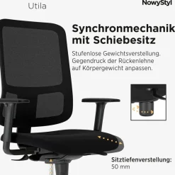 NowyStyl Drehstuhl Utila