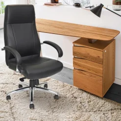 Outlet Sander Drehstuhl Charles Schwarz