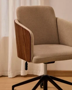 Hot Kave Home Drehstuhl Madai Hellbraun