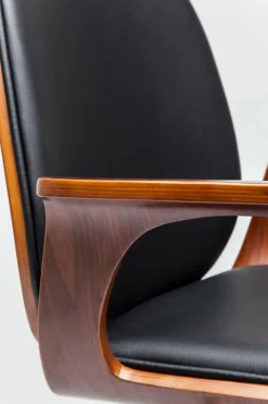 KARE DESIGN Drehstuhl Patron Schwarz