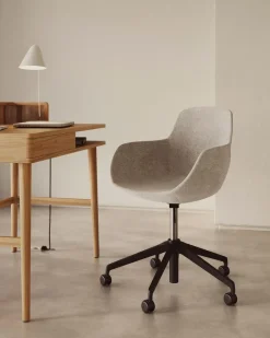 Outlet Kave Home Drehstuhl Tissiana Beige