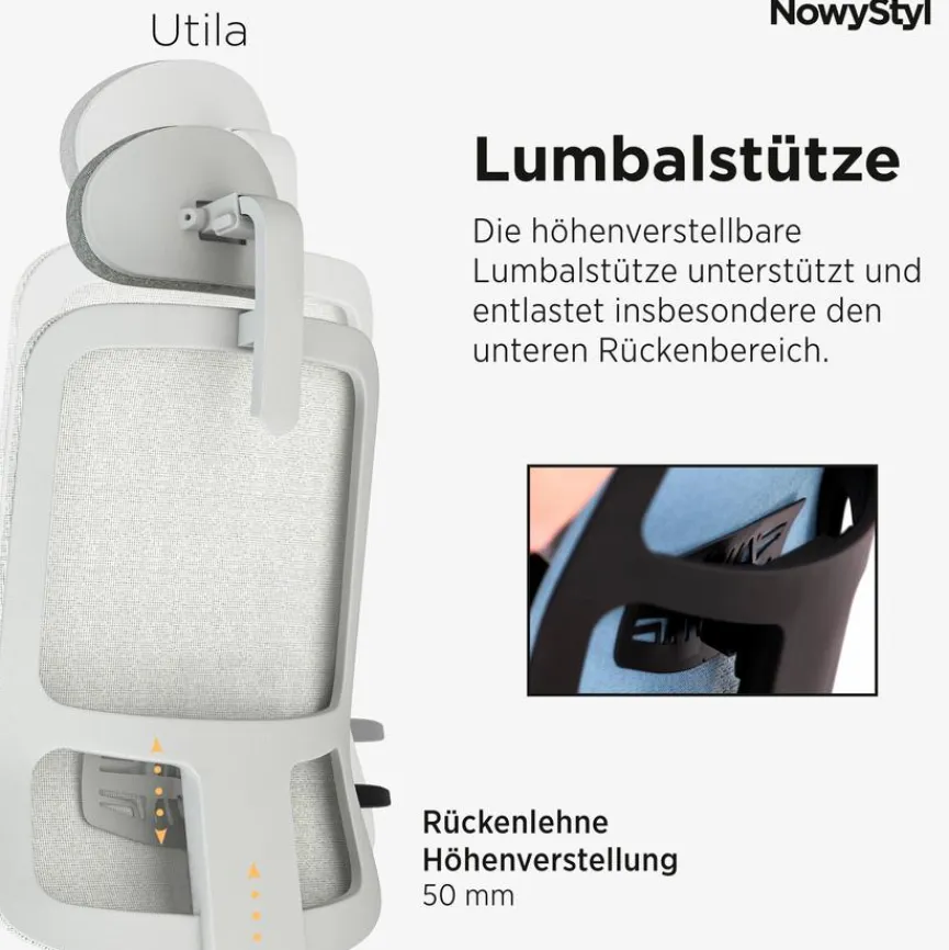 Clearance NowyStyl Drehstuhl Utila Petrol