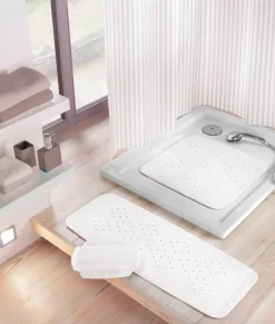 Clearance Kleine Wolke Duscheinlage Arosa 55 x 55 cm Weiß