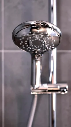 WENKO Duschkopf Watersaving Chrom