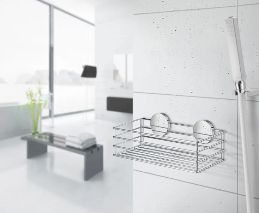 Beslagsboden Duschkorb Basket Silber