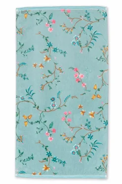 PIP Studio Duschtuch Les Fleurs 70 x 140 cm Blau