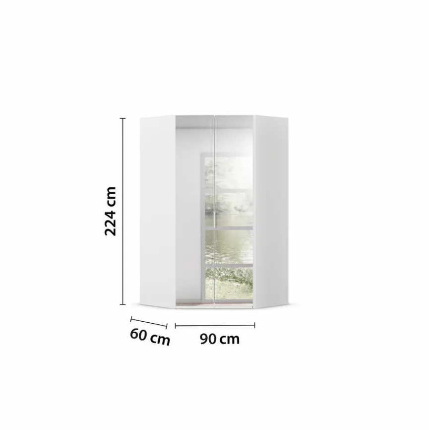 rauch ORANGE Eckschrank Vareno 126 x 224 cm