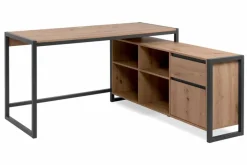 Sale Eckschreibtisch Denver Eiche Artisan