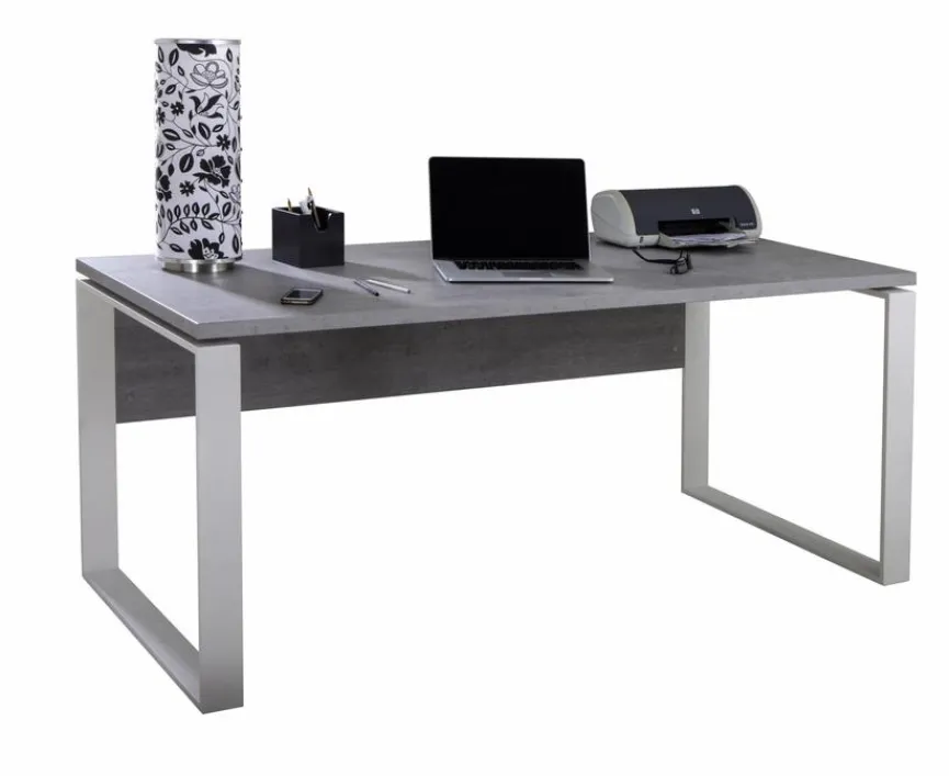 Composad Eckschreibtisch Disegno Betonoptik