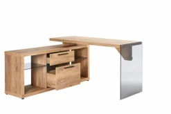 Best Jahnke Eckschreibtisch LUX C 150 E Eiche