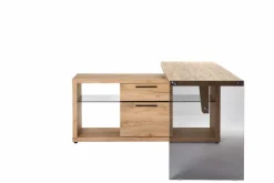 Best Jahnke Eckschreibtisch LUX C 150 E Eiche