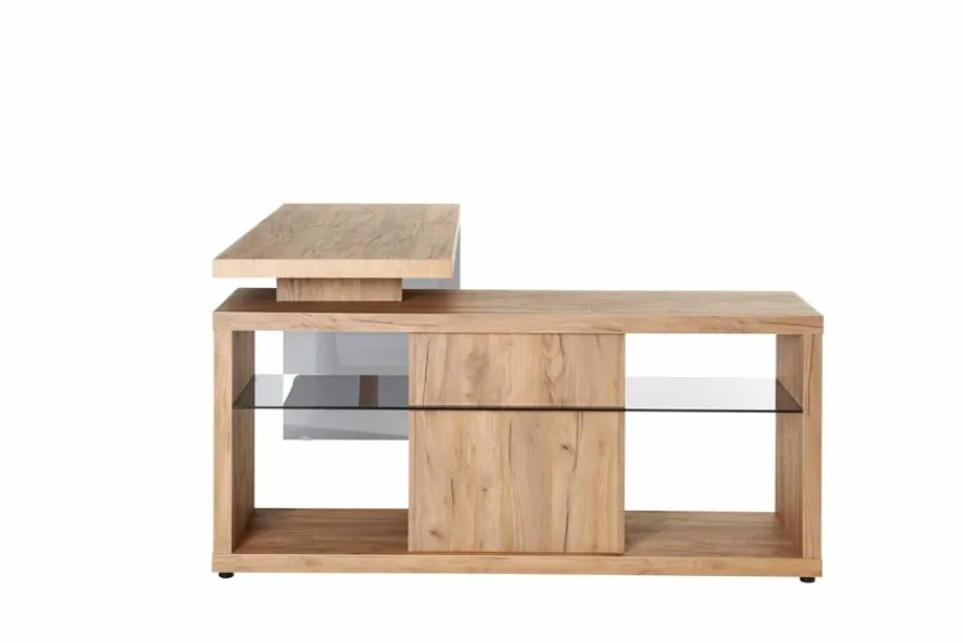 Best Jahnke Eckschreibtisch LUX C 150 E Eiche