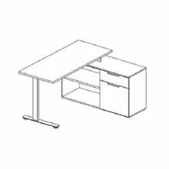 Composad Eckschreibtisch Pronto