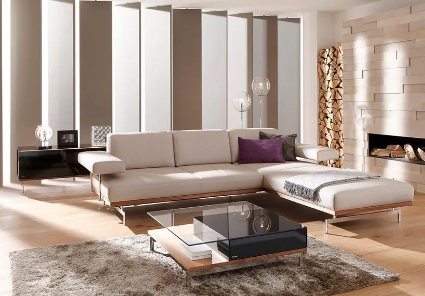 Hot JOOP! Ecksofa 24/7 (8106) Nebel