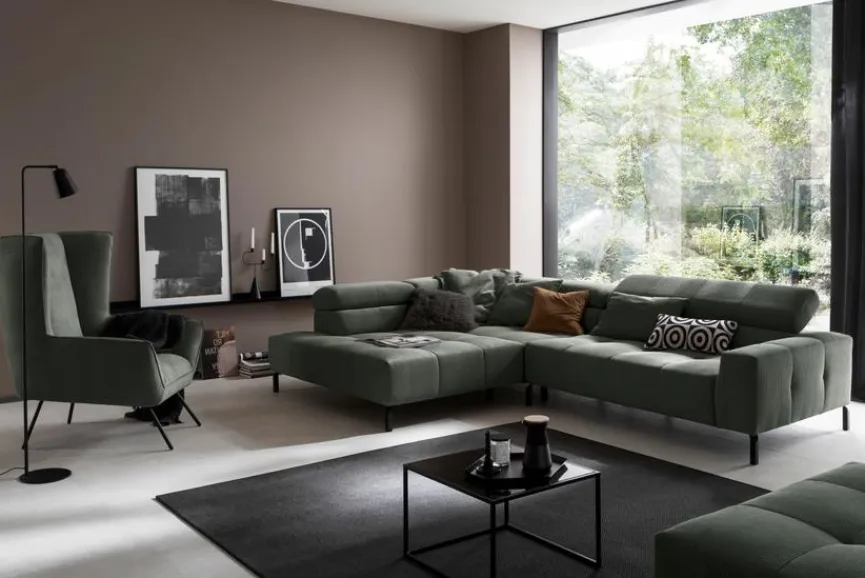 Discount Sormani Ecksofa Pisa Olive