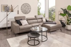 Ecksofa Alba Schlamm