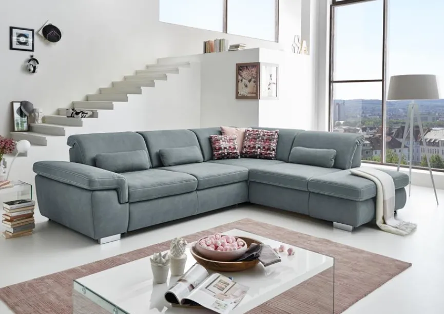 Discount ComfortPlan Ecksofa Artist Steel